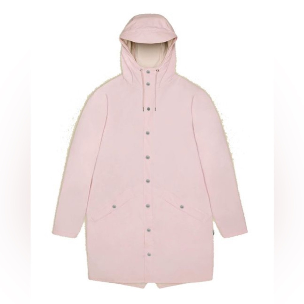 NWT RAINS Long Jacket Pink Candy Small UNISEX